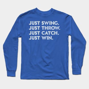 Just Win blue Long Sleeve T-Shirt